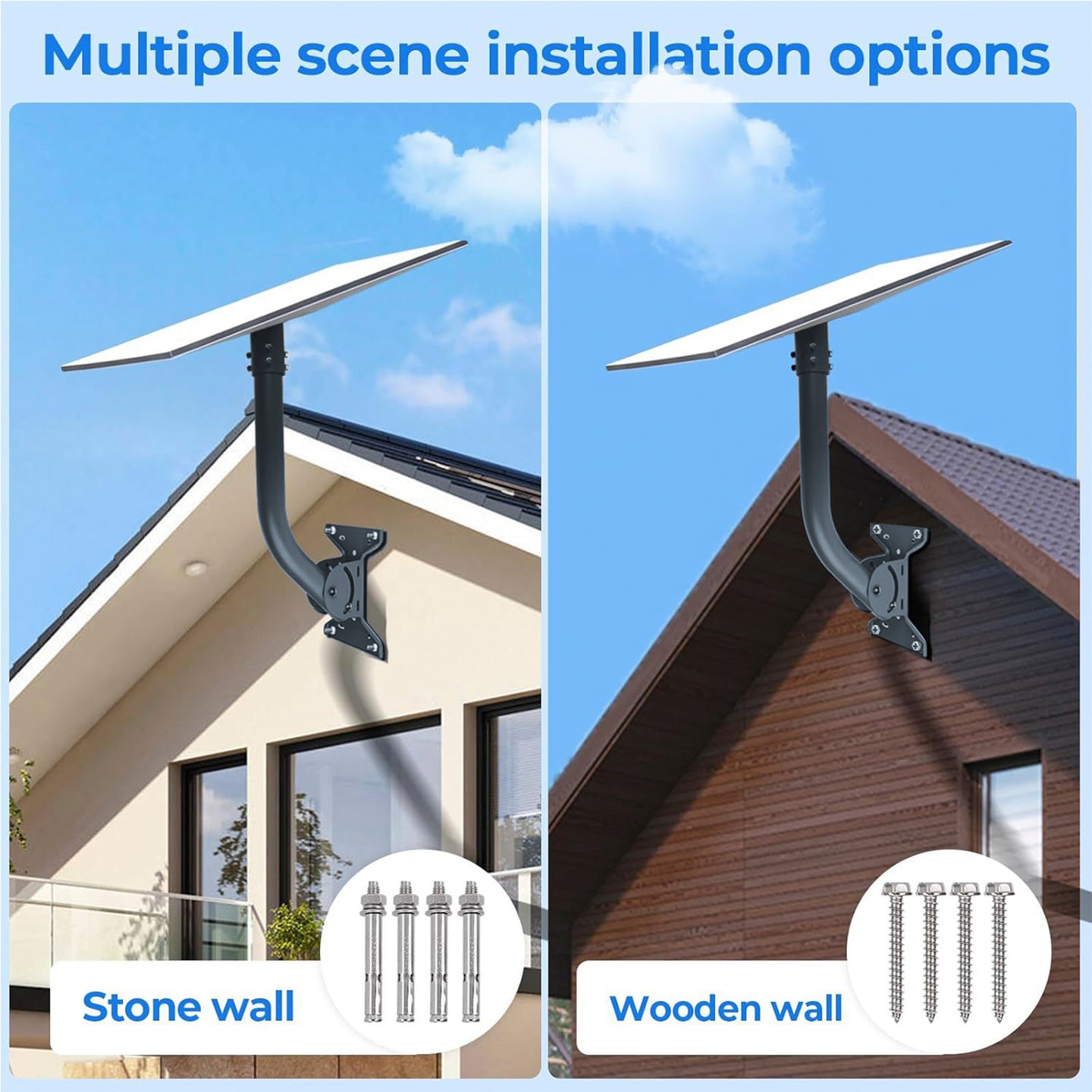 Starlink Gen 3 Mount 360° Adjustable Mounting Kit For Roof Exterior Wall Install