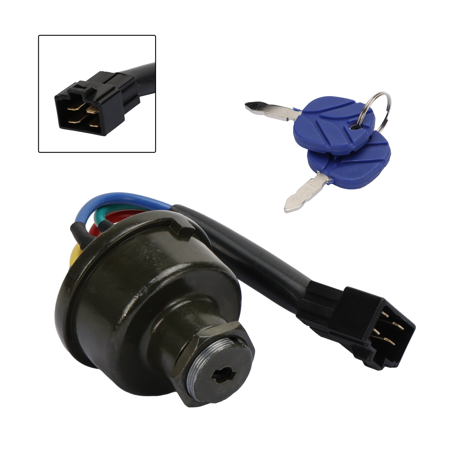 Ignition Switch 82826806 87304791 For New Holland TT45A TT50A TT60A With 2Keys