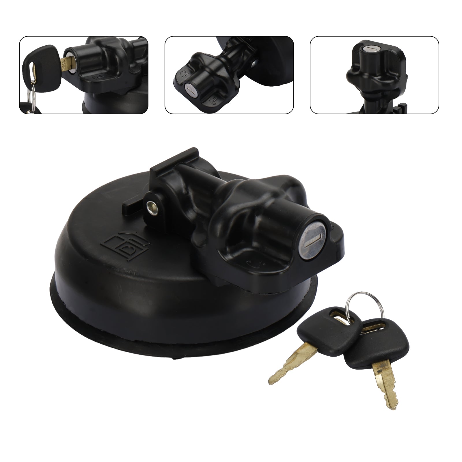 Fuel Tank Cap FYA00010024 Fits For Hitachi Excavator EX120 EX200 EX220 W/2 Keys