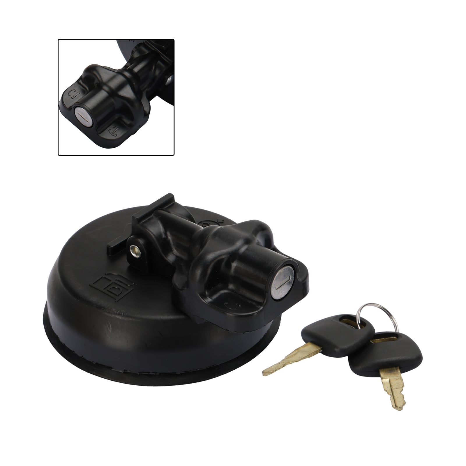 Fuel Tank Cap FYA00010024 Fits For Hitachi Excavator EX120 EX200 EX220 W/2 Keys