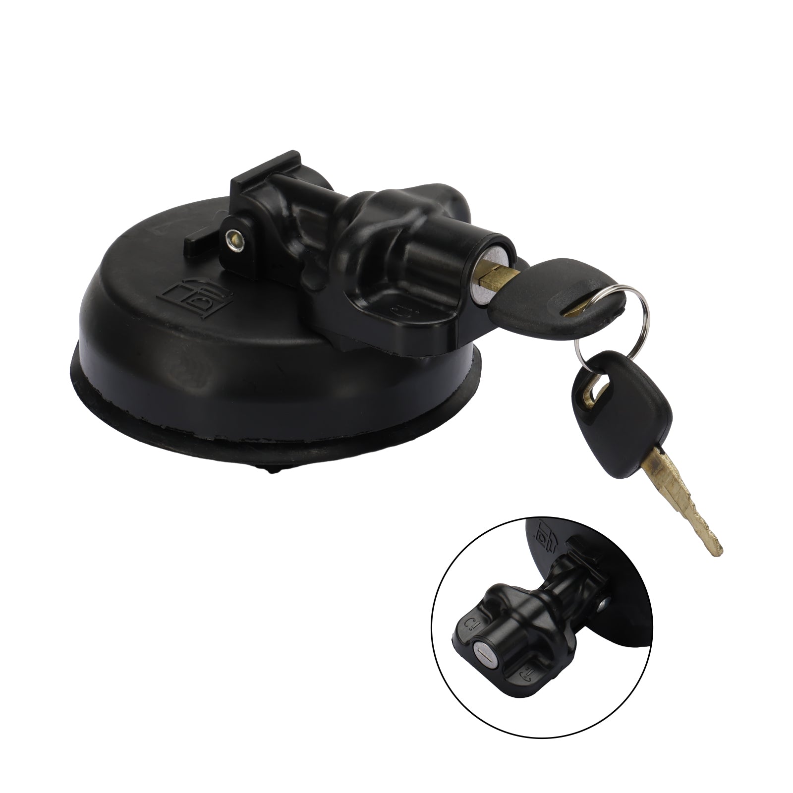 Fuel Tank Cap FYA00010024 Fits For Hitachi Excavator EX120 EX200 EX220 W/2 Keys