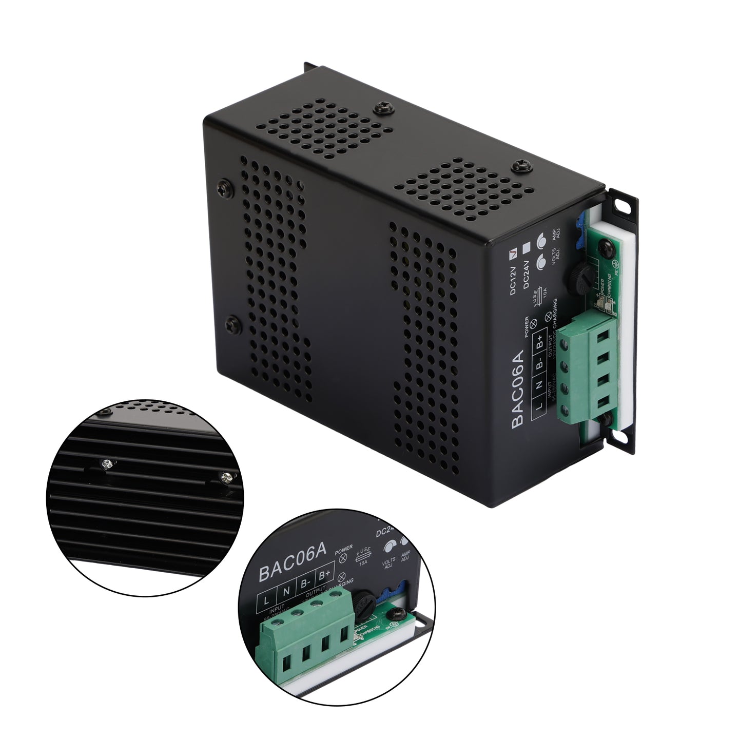 BAC06A 12V Battery Charger & Controller – Compatible with Smartgen Generators