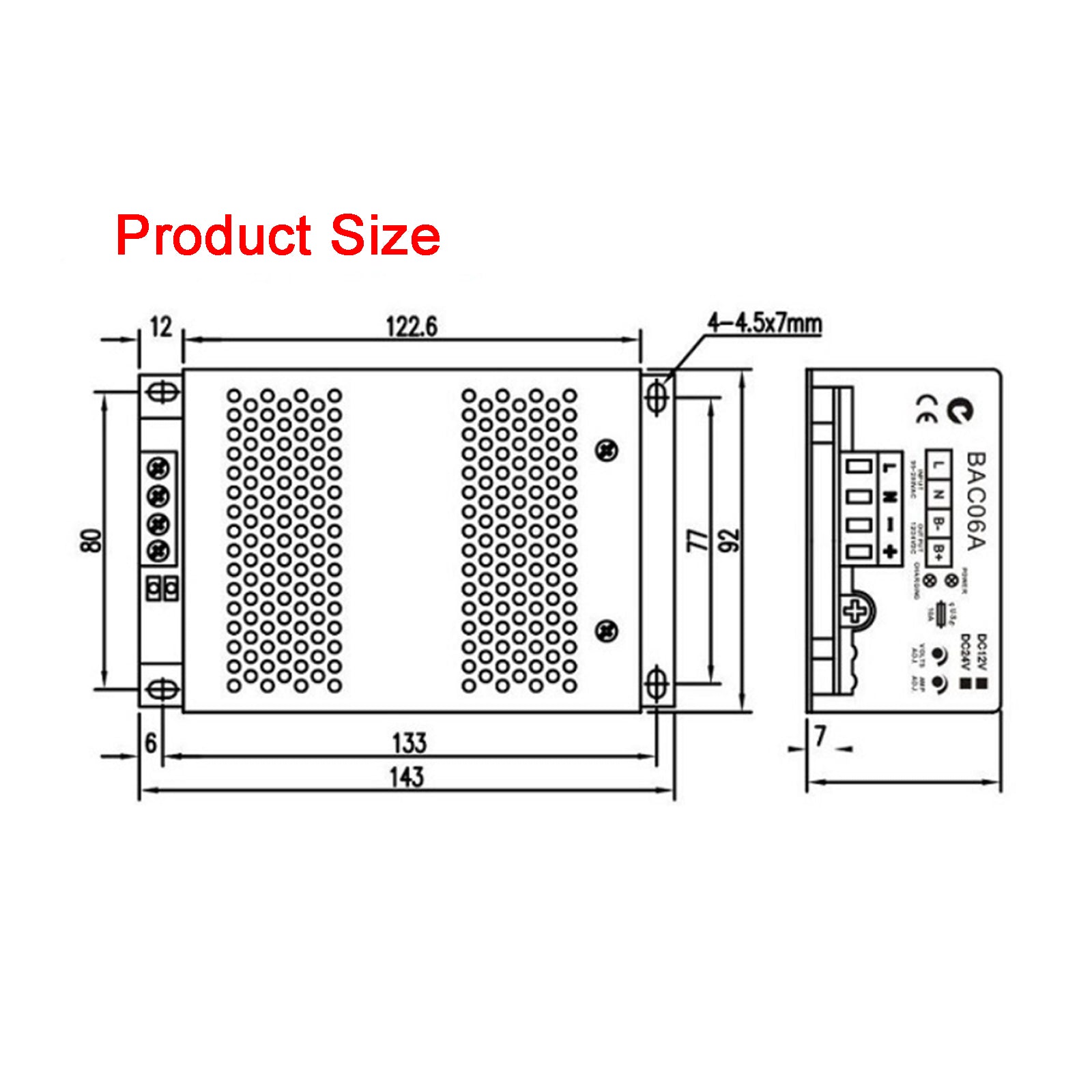 BAC06A 12V Battery Charger & Controller – Compatible with Smartgen Generators