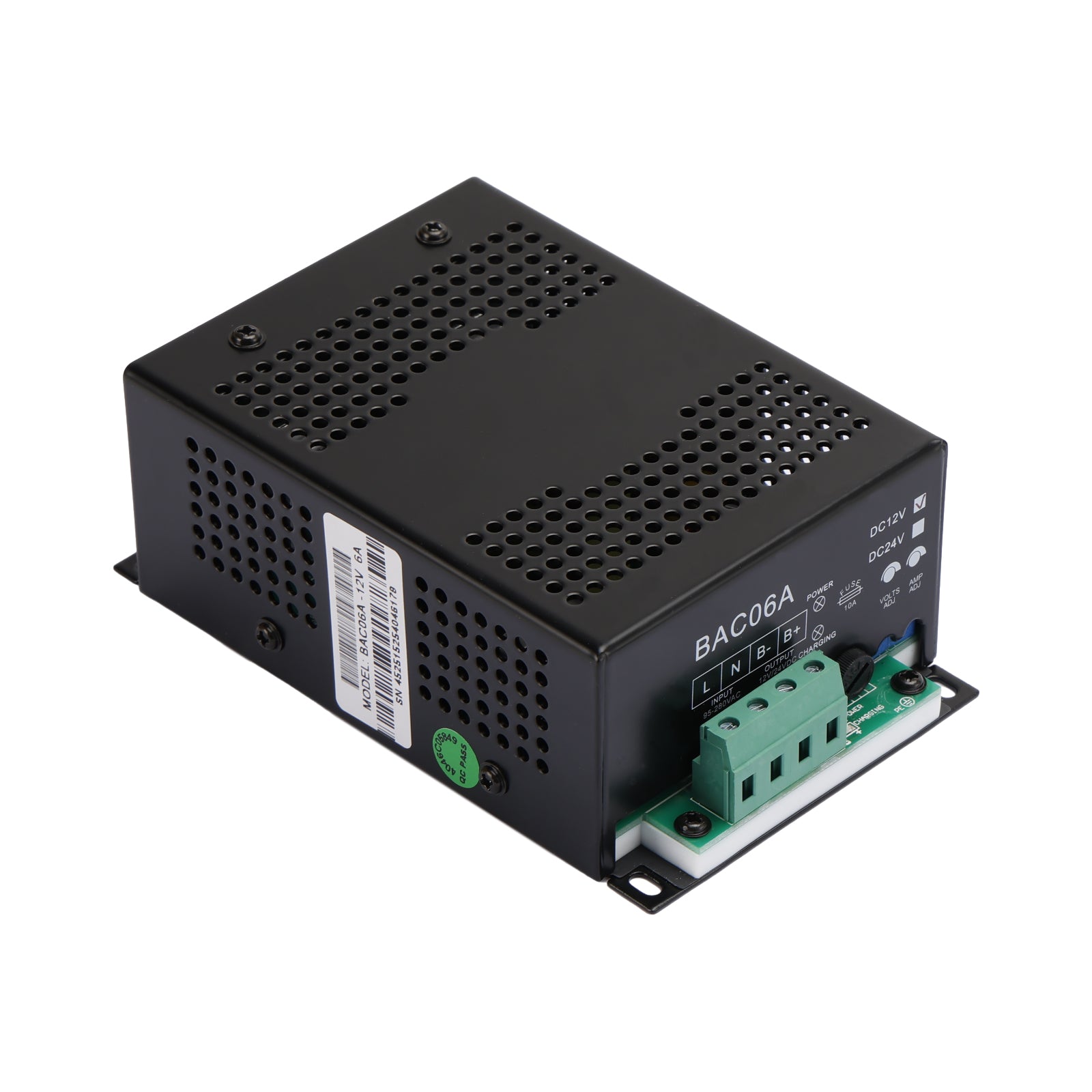 BAC06A 12V Battery Charger & Controller – Compatible with Smartgen Generators