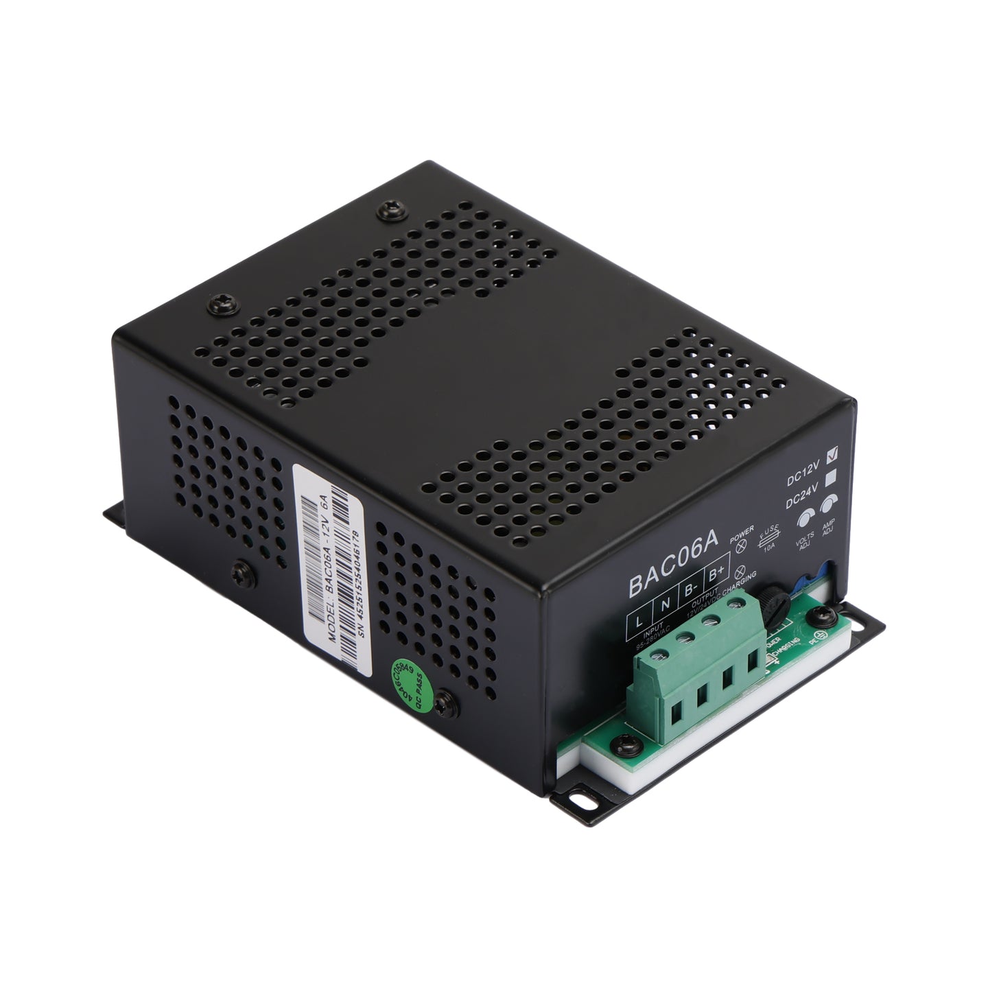 BAC06A 12V Battery Charger & Controller – Compatible with Smartgen Generators