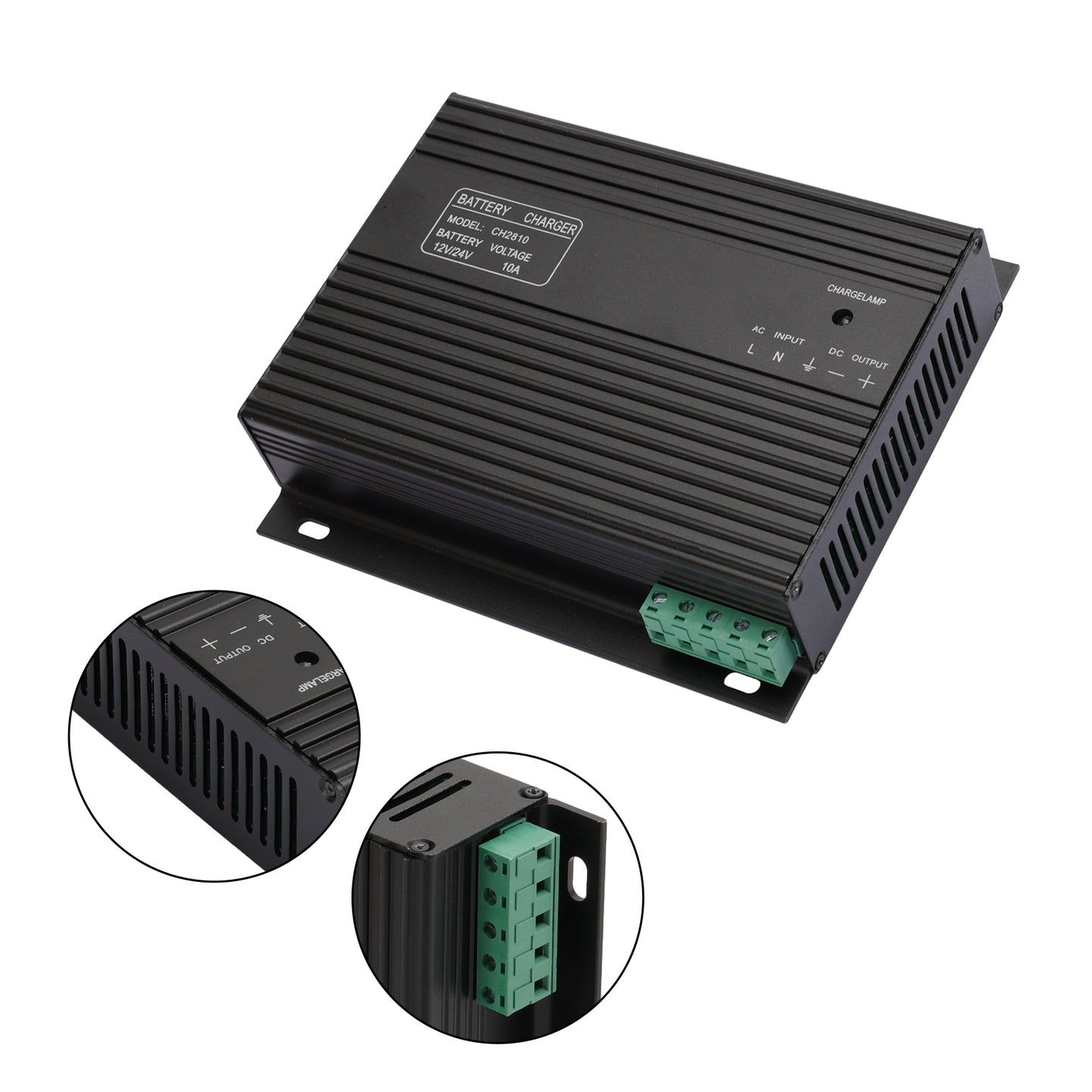 CH2810 12V/24VDC 10A Diesel Automatic Generator Battery Charger