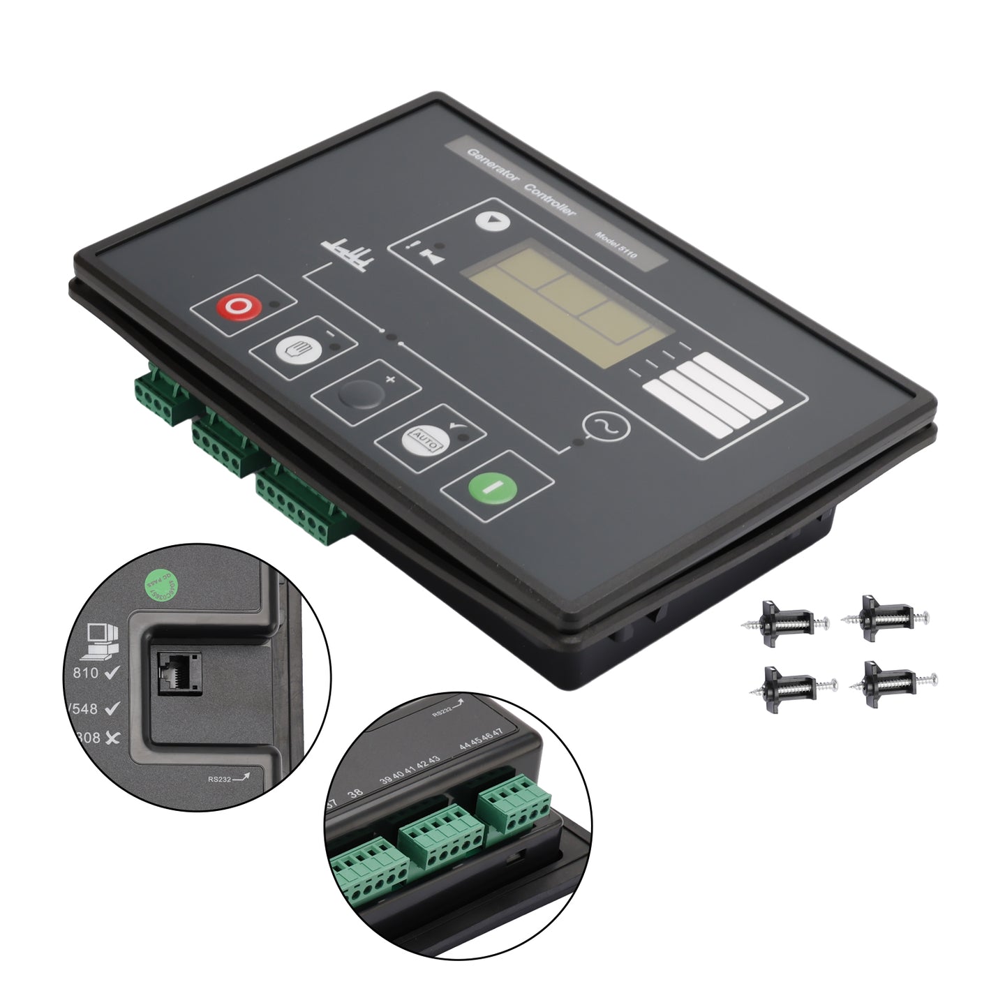 DSE5110 Generator Controller Module Control Panel LCD Display For Deep Sea