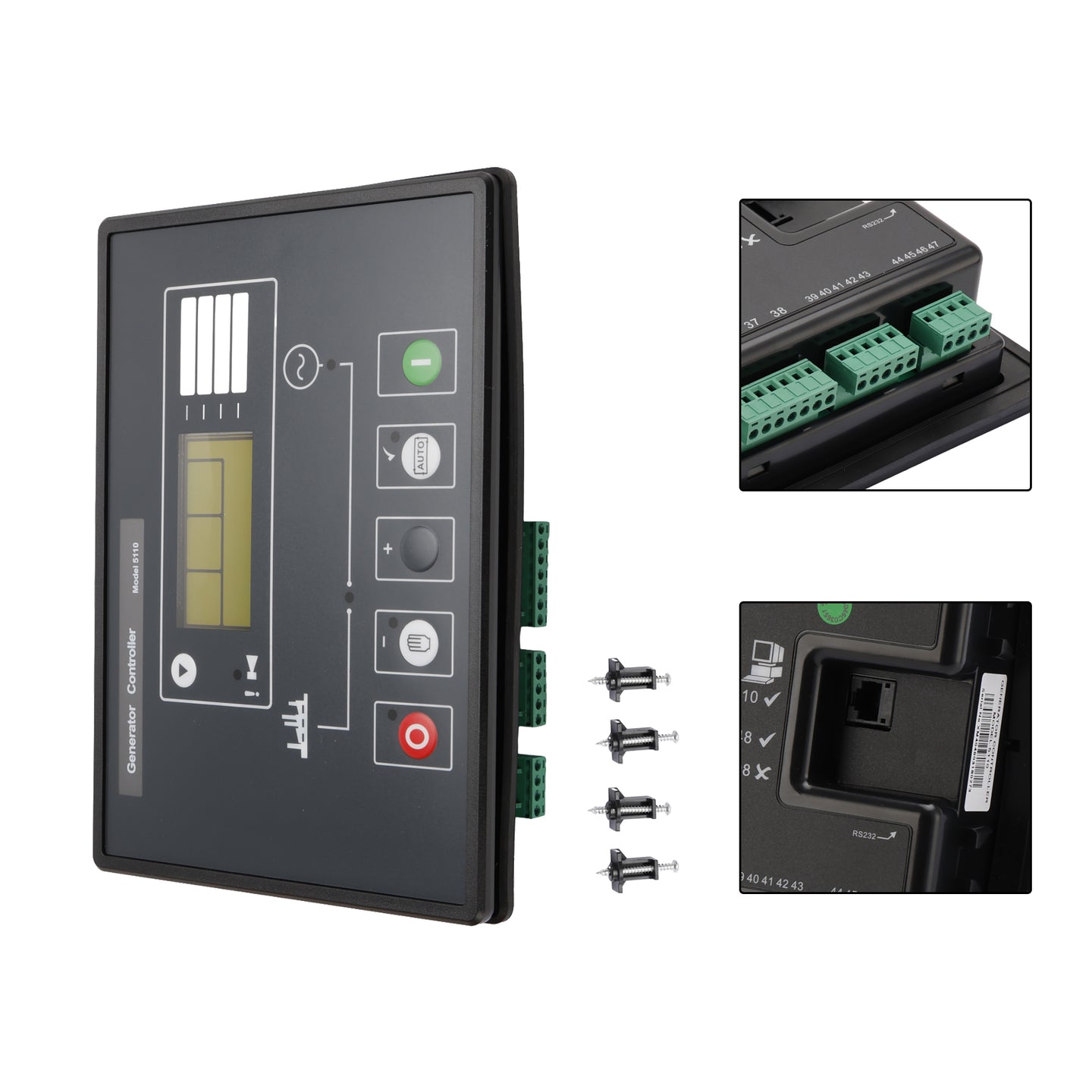 DSE5110 Generator Controller Module Control Panel LCD Display For Deep Sea