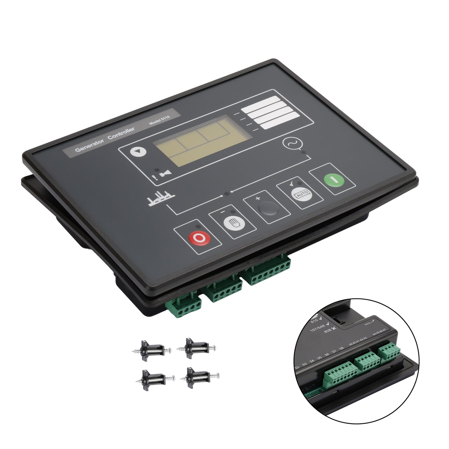 DSE5110 Generator Controller Module Control Panel LCD Display For Deep Sea