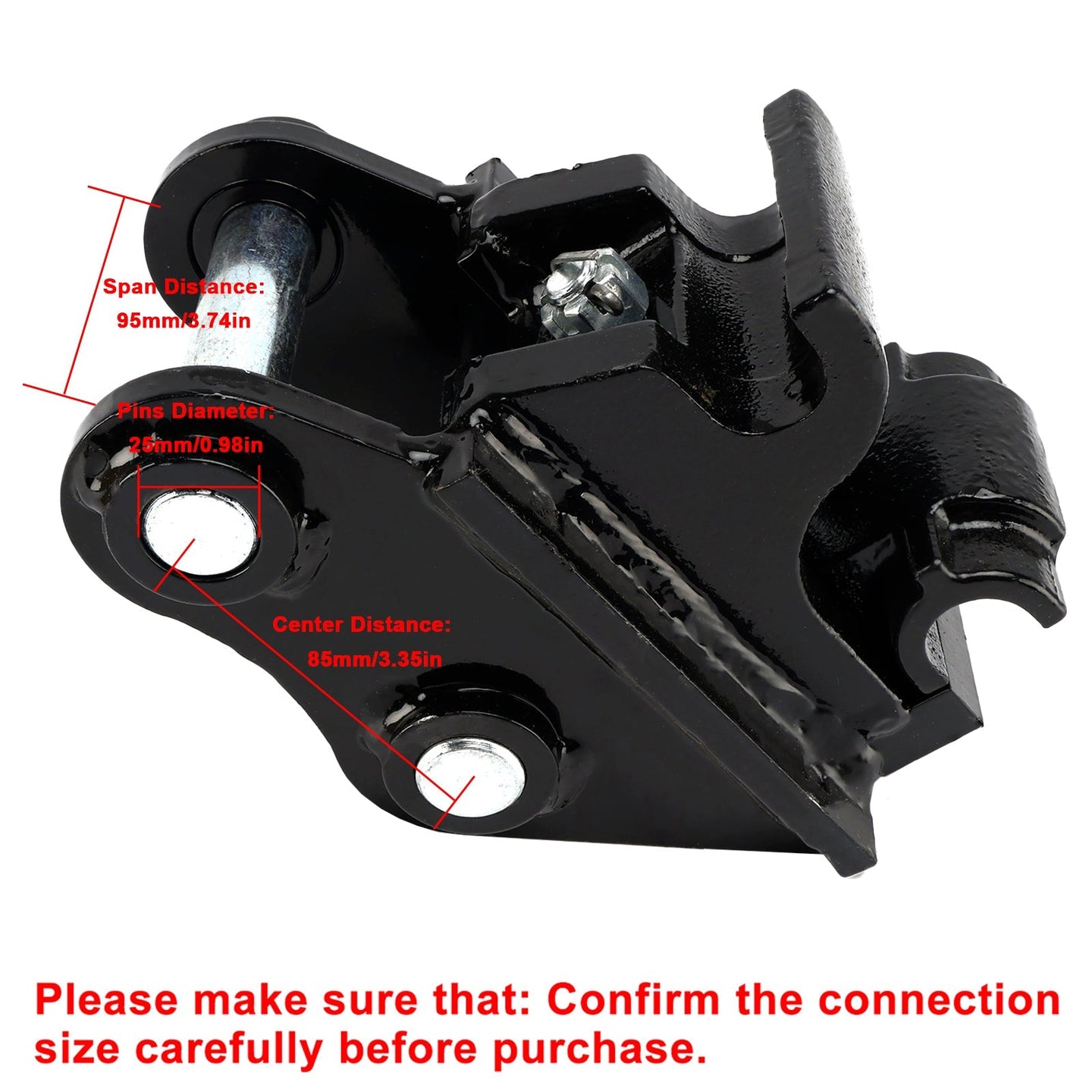 Mini Excavator Quick Hitch Attachment – Mechanical Quick Coupler for Small Diggers