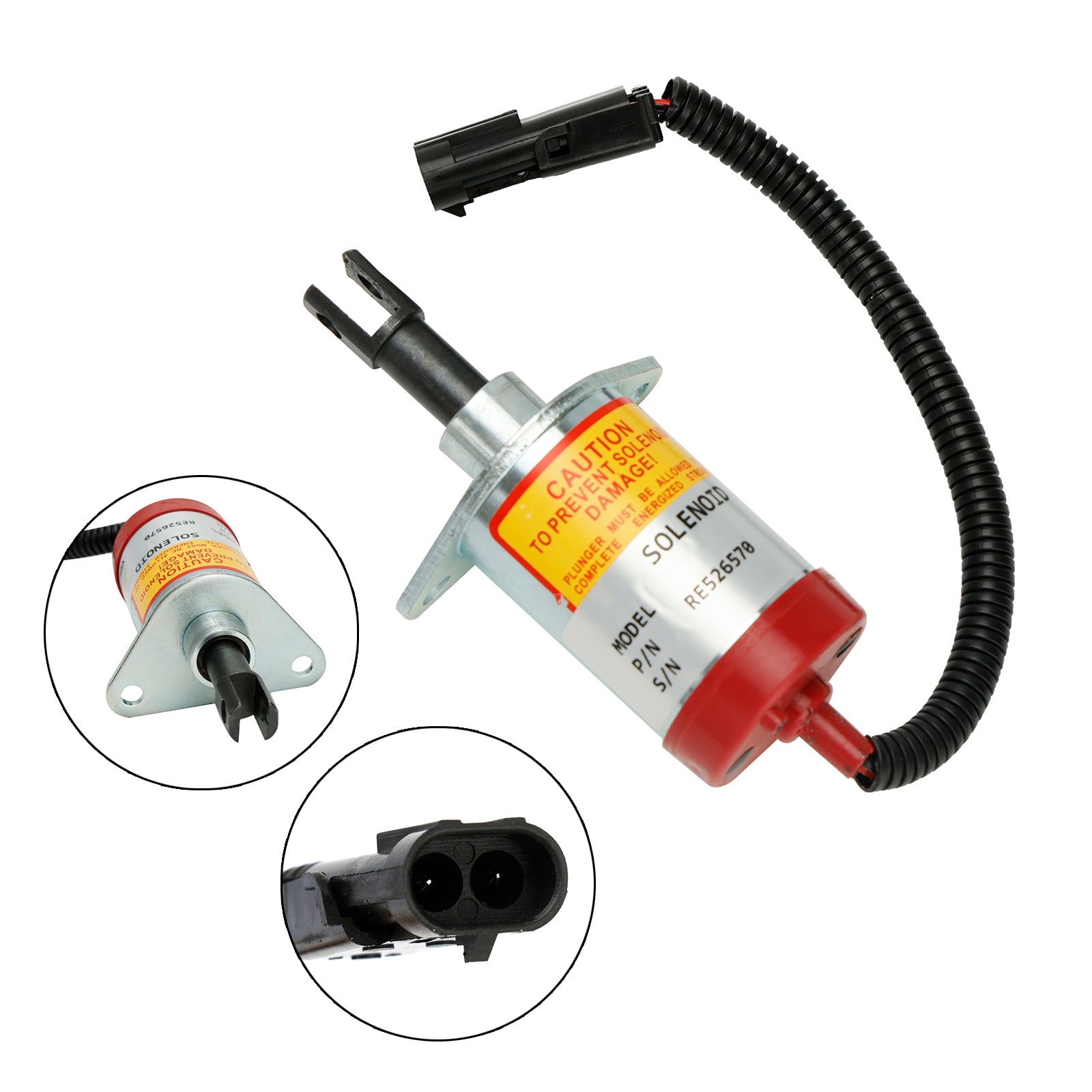 RE526570 Stop Solenoid For John Deere 315 317 320 325 328 332 CT315 CT322 CT332