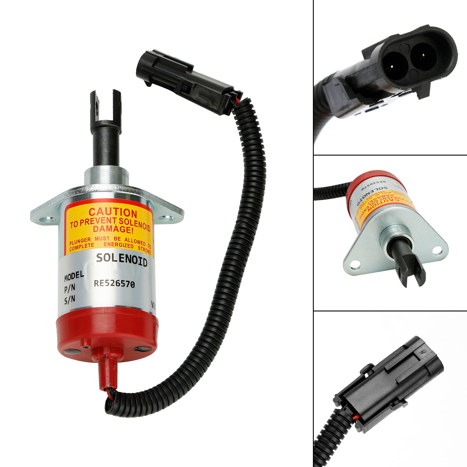 RE526570 Stop Solenoid For John Deere 315 317 320 325 328 332 CT315 CT322 CT332