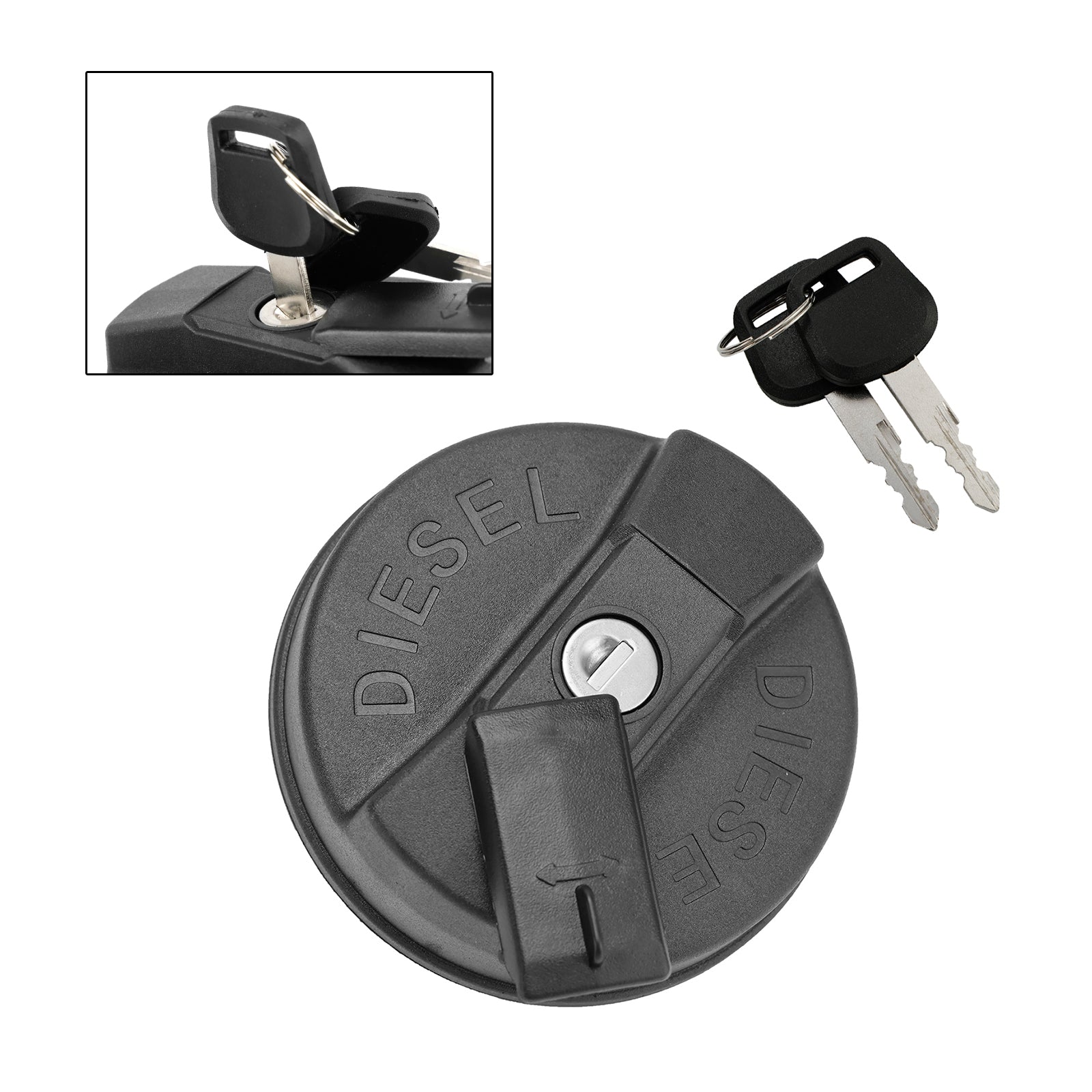 Fuel Tank Cap 332/F4780 331/11403 For JCB Backhoe Loader 3C 3CX 3D With 2 Keys