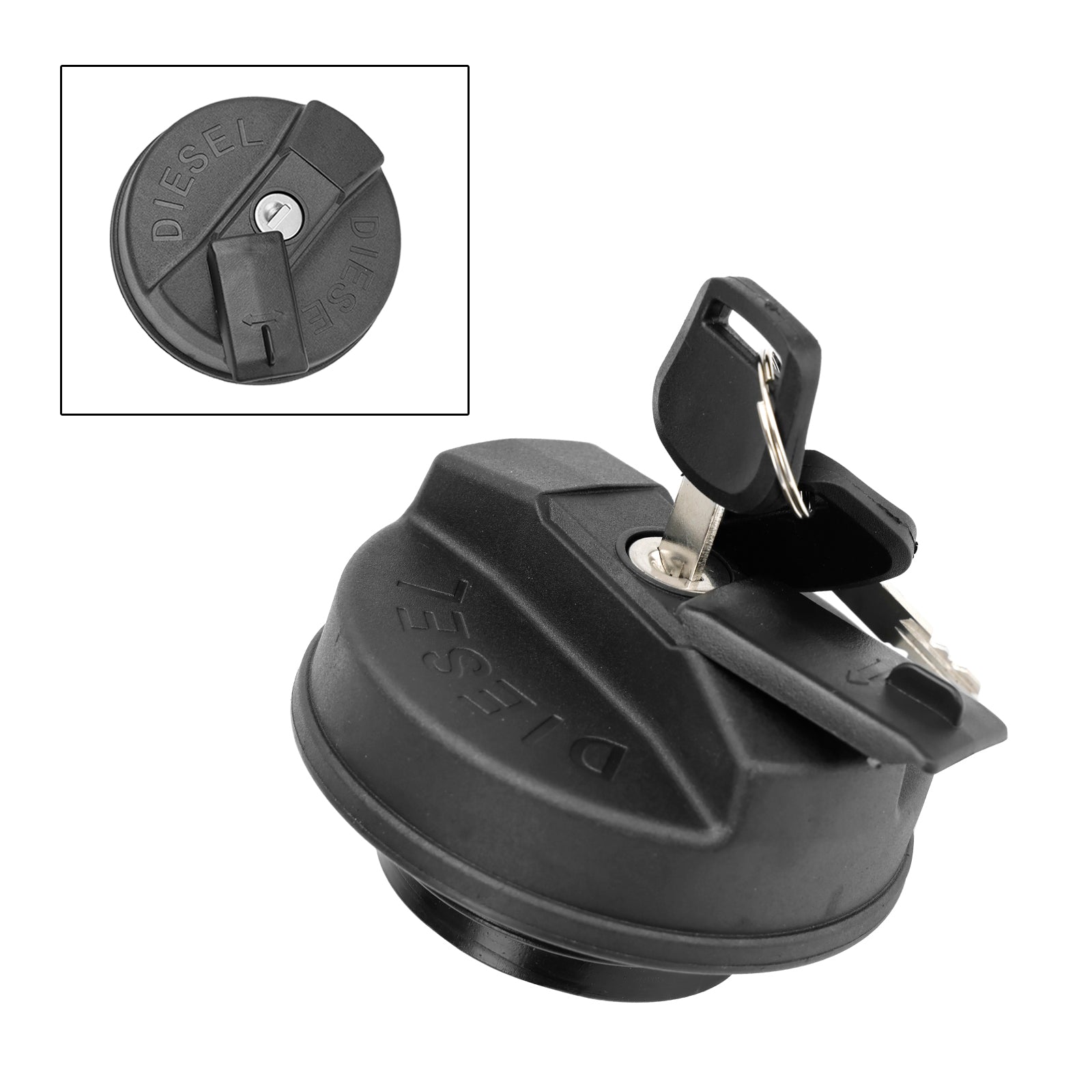Fuel Tank Cap 332/F4780 331/11403 For JCB Backhoe Loader 3C 3CX 3D With 2 Keys