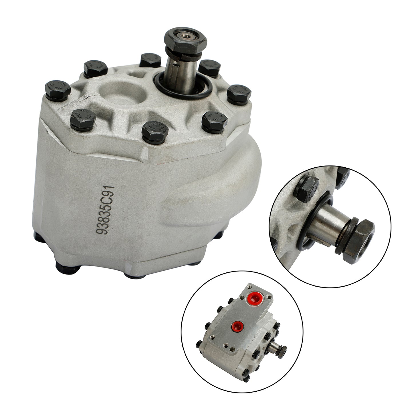 Hydraulic Pump for Case IH 85 & 95 Series, 3200, 4200, Replaces 93835C91, Fits McCormick