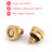 Areyourshop 10X Brass Misting Nozzles Water Mister Sprinkle For Cooling System 0.024" 10/24 UNC