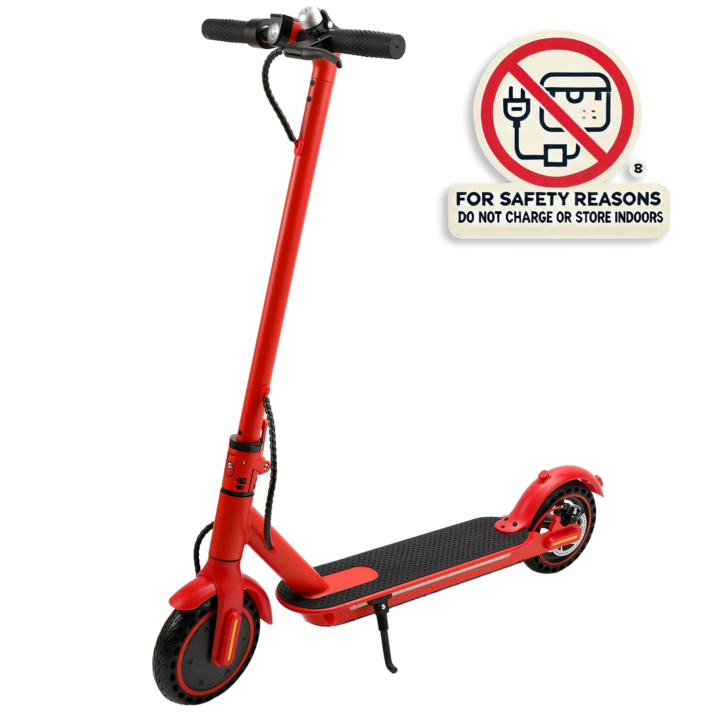 8.5" Folding Electric Scooter With app 350W 35KM Range 30km/h City Commute Red
