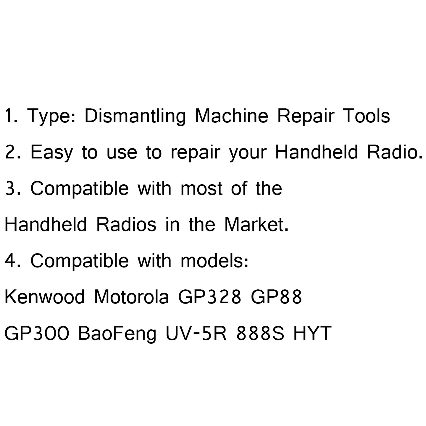 5xDismantling Machine Repair Tools Destuffing For Kenwood BF UV-5R HYT