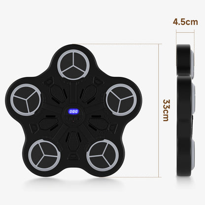 Dual Installation Options & Scoring Function for Home Use Music Boxing Machine for Kids – Wall-Mounted Bluetooth Smart Boxing Trainer with Workout Gloves (Copy)