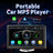 7inch Portable Wireless Carplay Car MP5 Player Bluetooth Stereo Radio 4 LED Camera