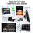 7inch Portable Wireless Carplay Car MP5 Player Bluetooth Stereo Radio 4 LED Camera