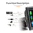 7inch Portable Wireless Carplay Car MP5 Player Bluetooth Stereo Radio 4 LED Camera