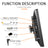 9inch  Car MP5 Player Apple Carplay/Android Auto Car Bluetooth Radio + 4 LED Camera