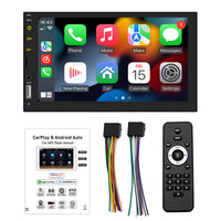 7inch Wired Carplay Car MP5 Player Bluetooth MP3 Car Card Radio+ 4 LED Camera