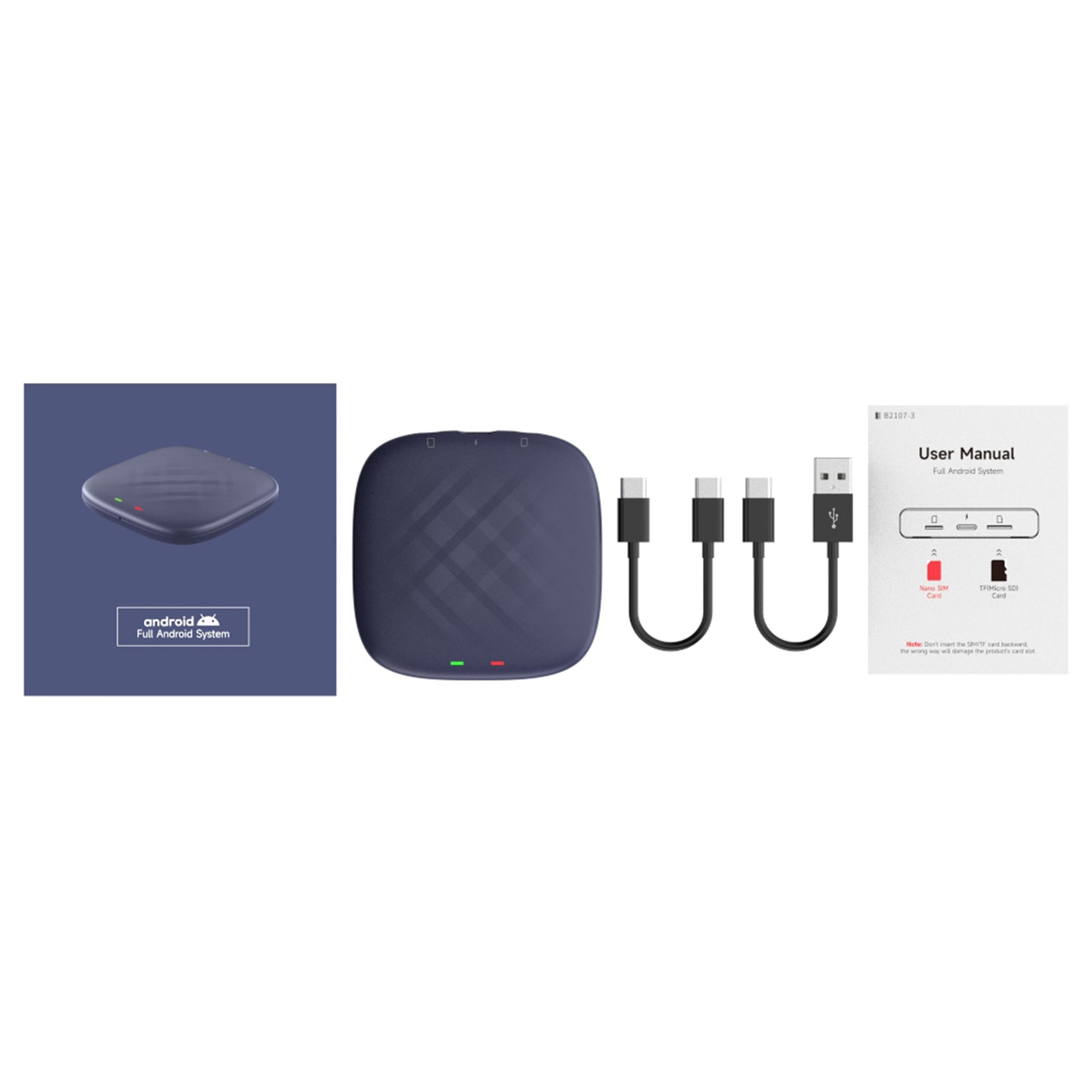 Carlinkit Carplay AI Box Plus Android 13 4+64GB Wireless GPS Bluetooth Adapter