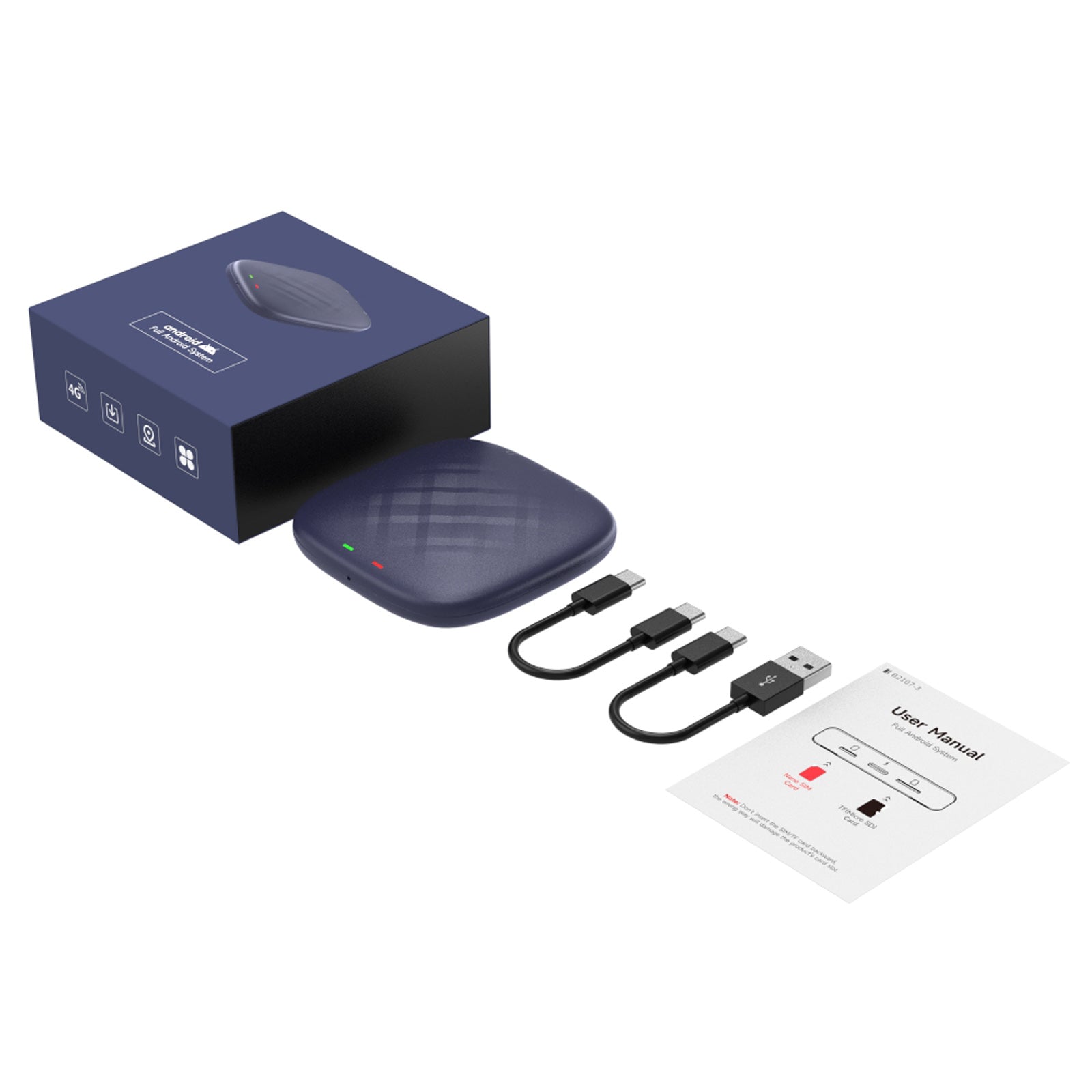 Carlinkit Carplay AI Box Plus Android 13 4+64GB Wireless GPS Bluetooth Adapter