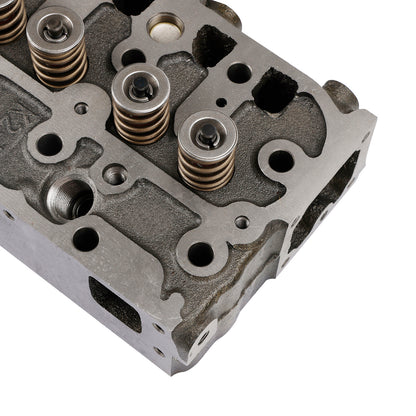 Complete Cylinder Head for Kubota D1305 Engine, Fits RTV1100, ZD331, B2620, with Gasket Kit & Valves