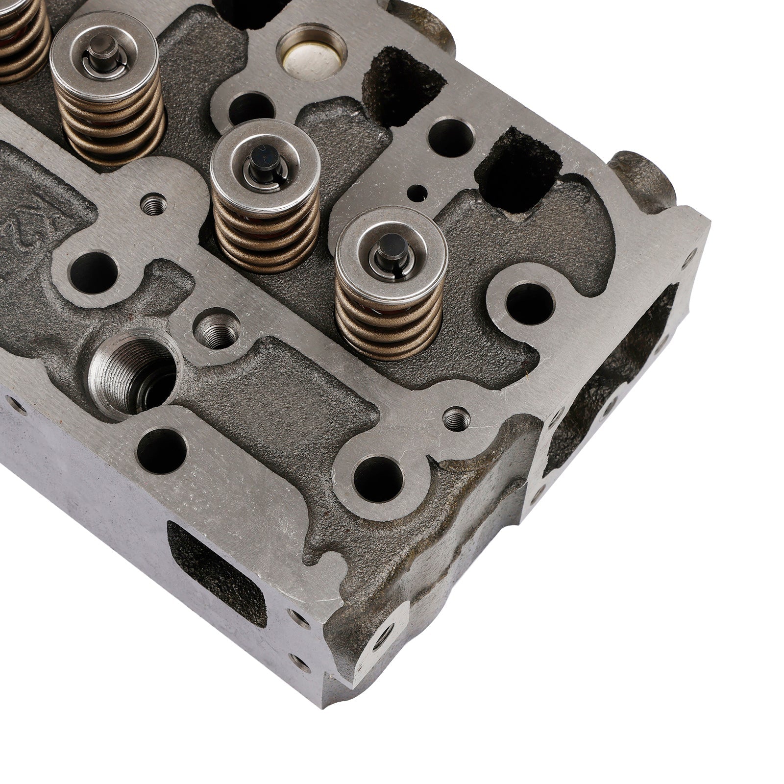 Complete Engine Cylinder Head Assembly with Valve Spring & Gasket Kit for Kubota D1305 RTV1100