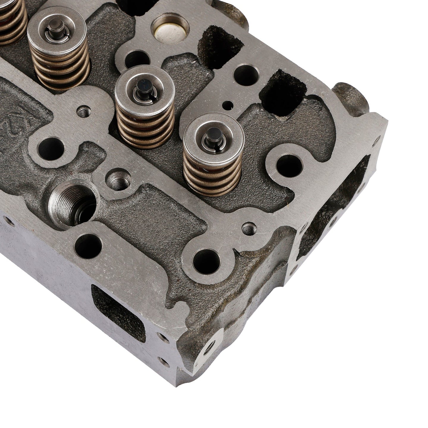Complete Engine Cylinder Head Assembly with Valve Spring & Gasket Kit for Kubota D1305 RTV1100