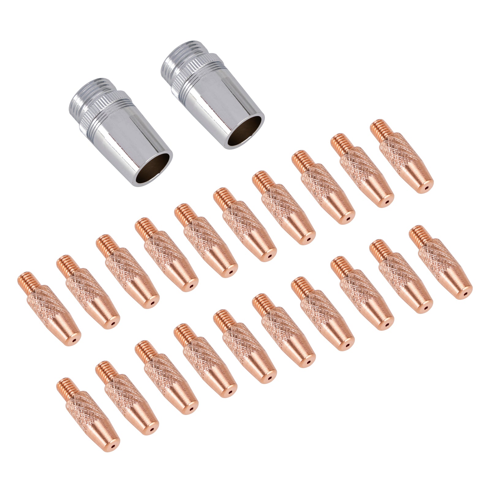 For Miller Spoolmate 100/185/3035 Spool Gun 20 Contact Tips 2 Nozzle 186405
