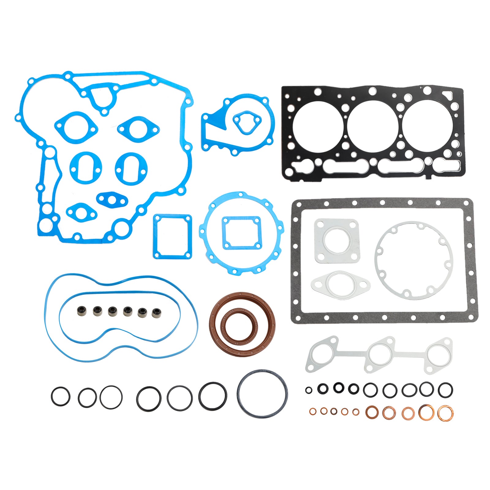 Fits For Kubota D1105 Engine Complete Cylinder Head Gasket Kit Set US