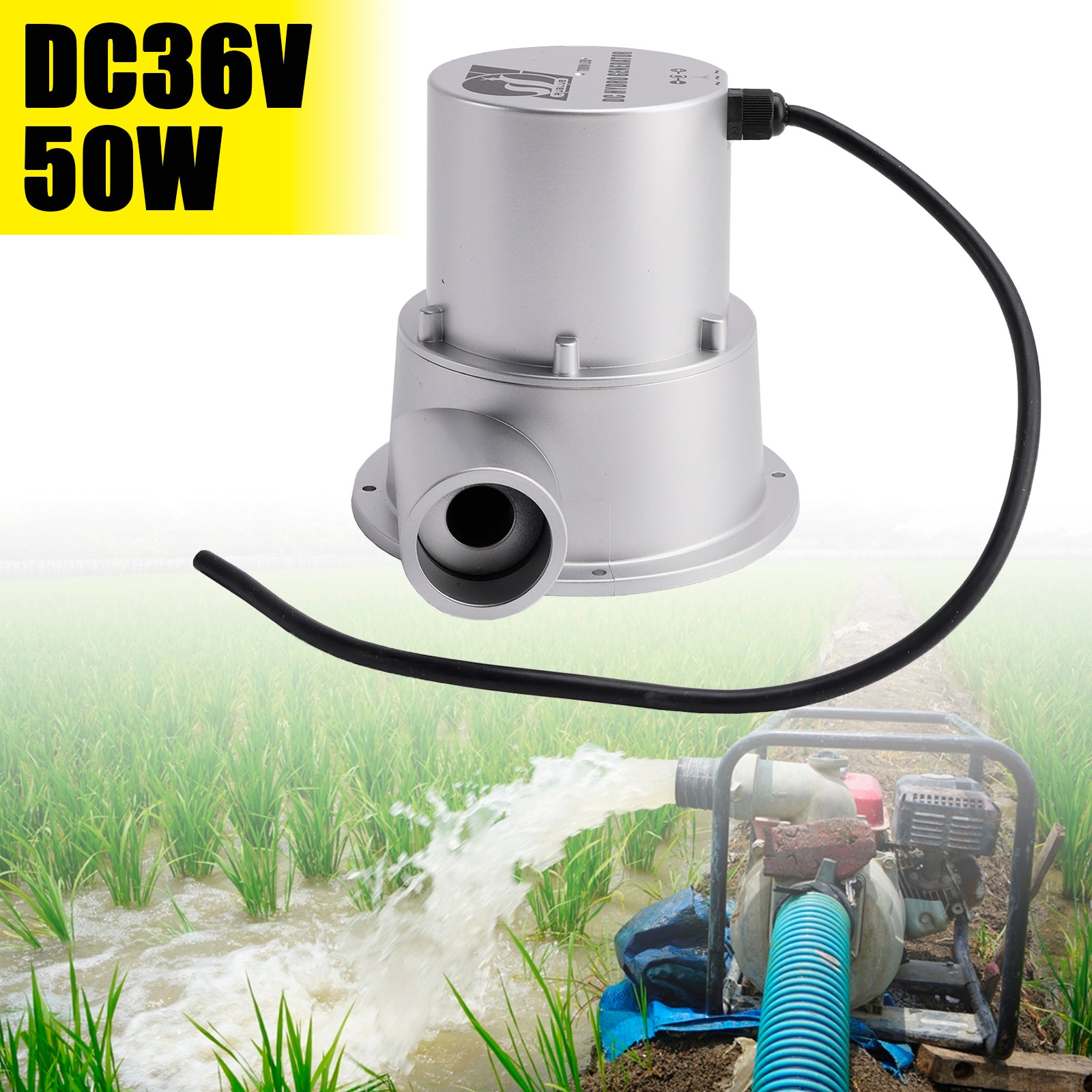 Small Hydroelectric Generator DC18V/36V 36W/50W High Efficiency Brushless Motor