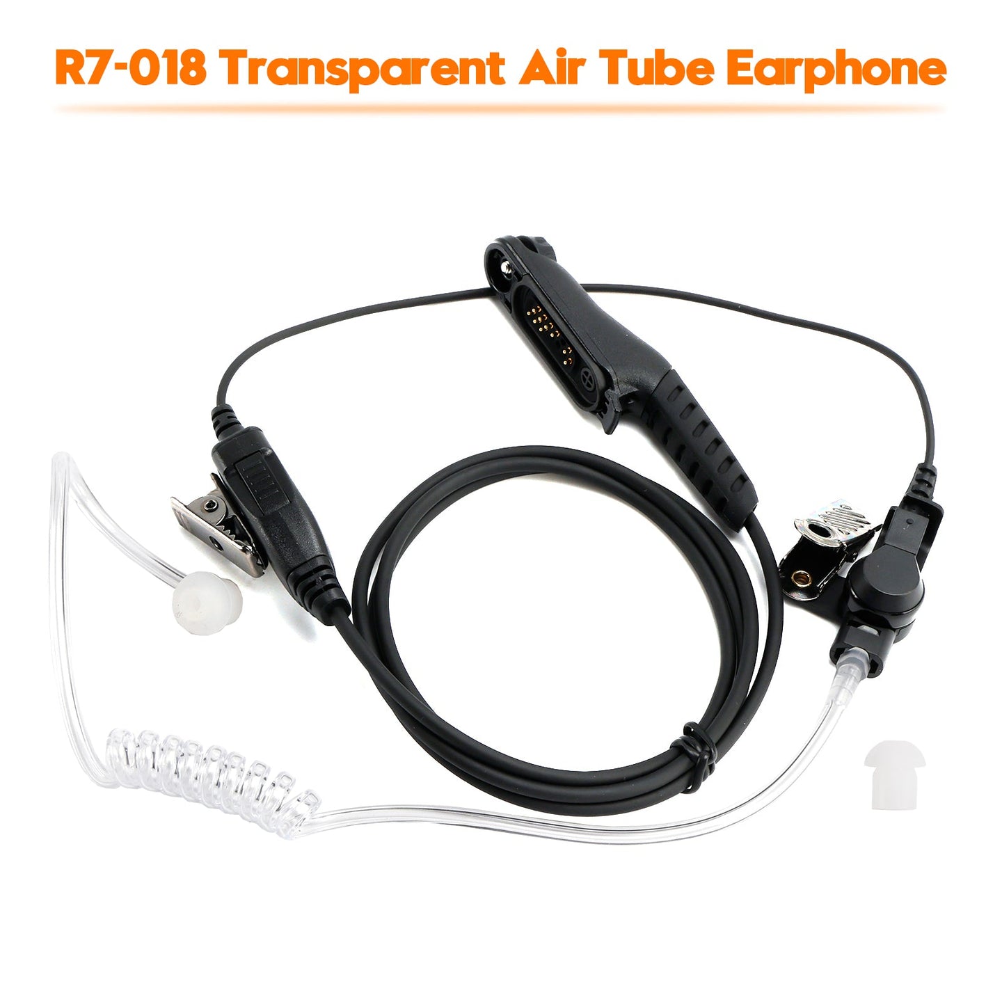 R7-018 Transparent Air Tube Earphone In-ear For R7 R7A MXP600 ION APXN70 APXN50