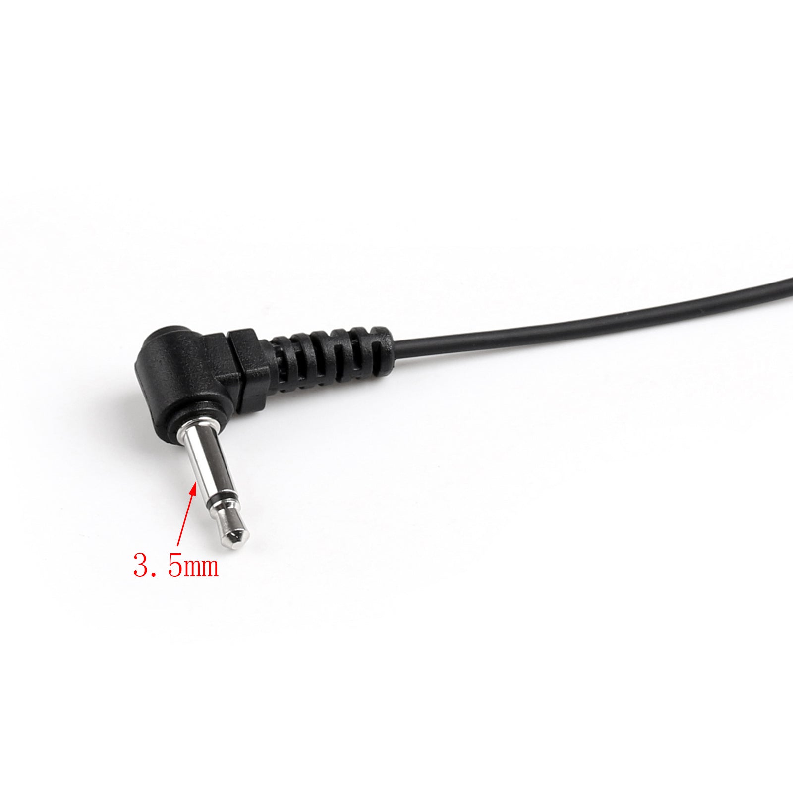 5Pcs 3.5mm Listen Only G Shape Earpiece Headset For Radio Speaker Mic