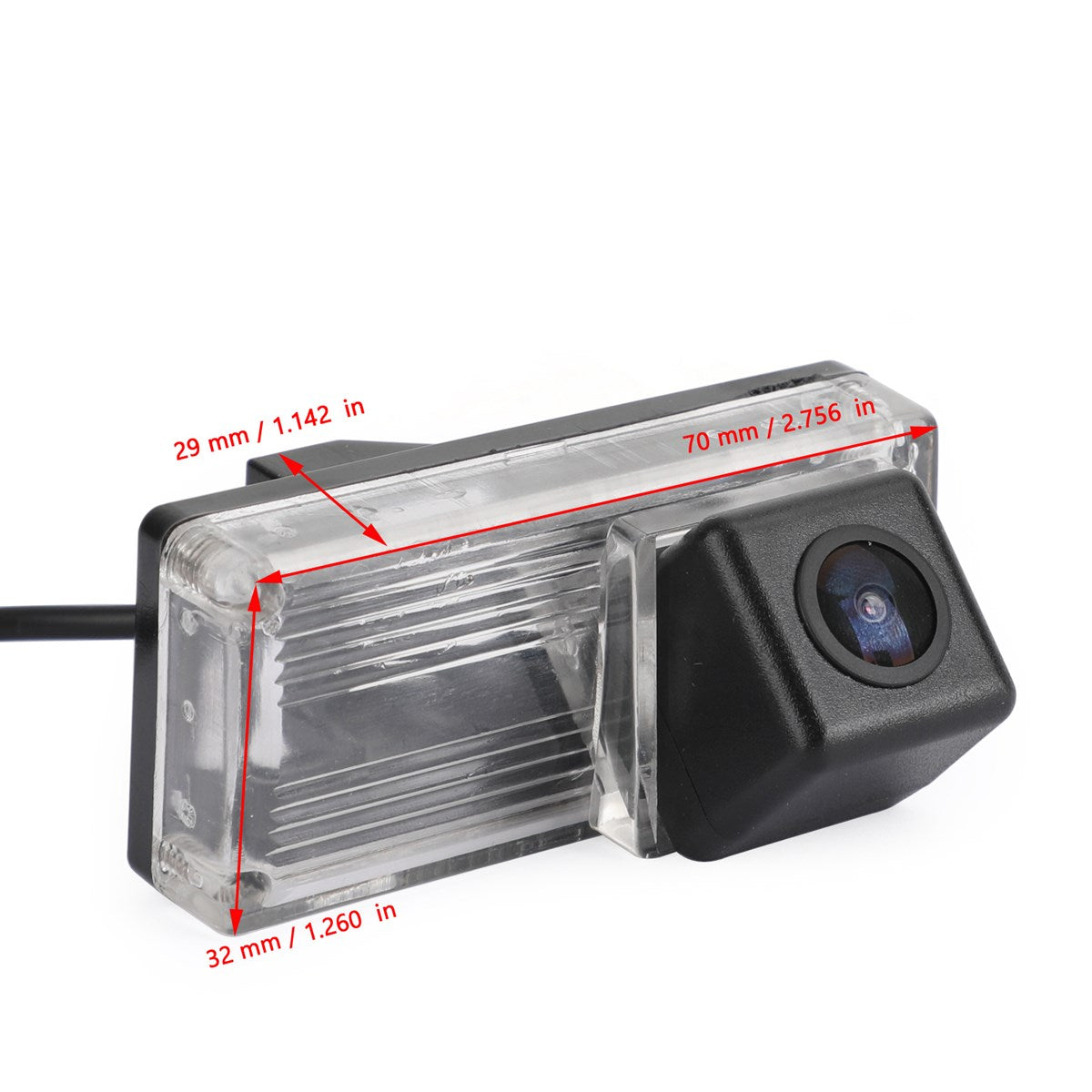 Rear View Backup Camera for Toyota Land Cruiser 70, 100 & 200 Series, 170° CCD Waterproof Reverse Cam