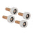 4Pcs Cab Door Roller AT319018 Fits For John Deere Skid Steer 240 250 260 270