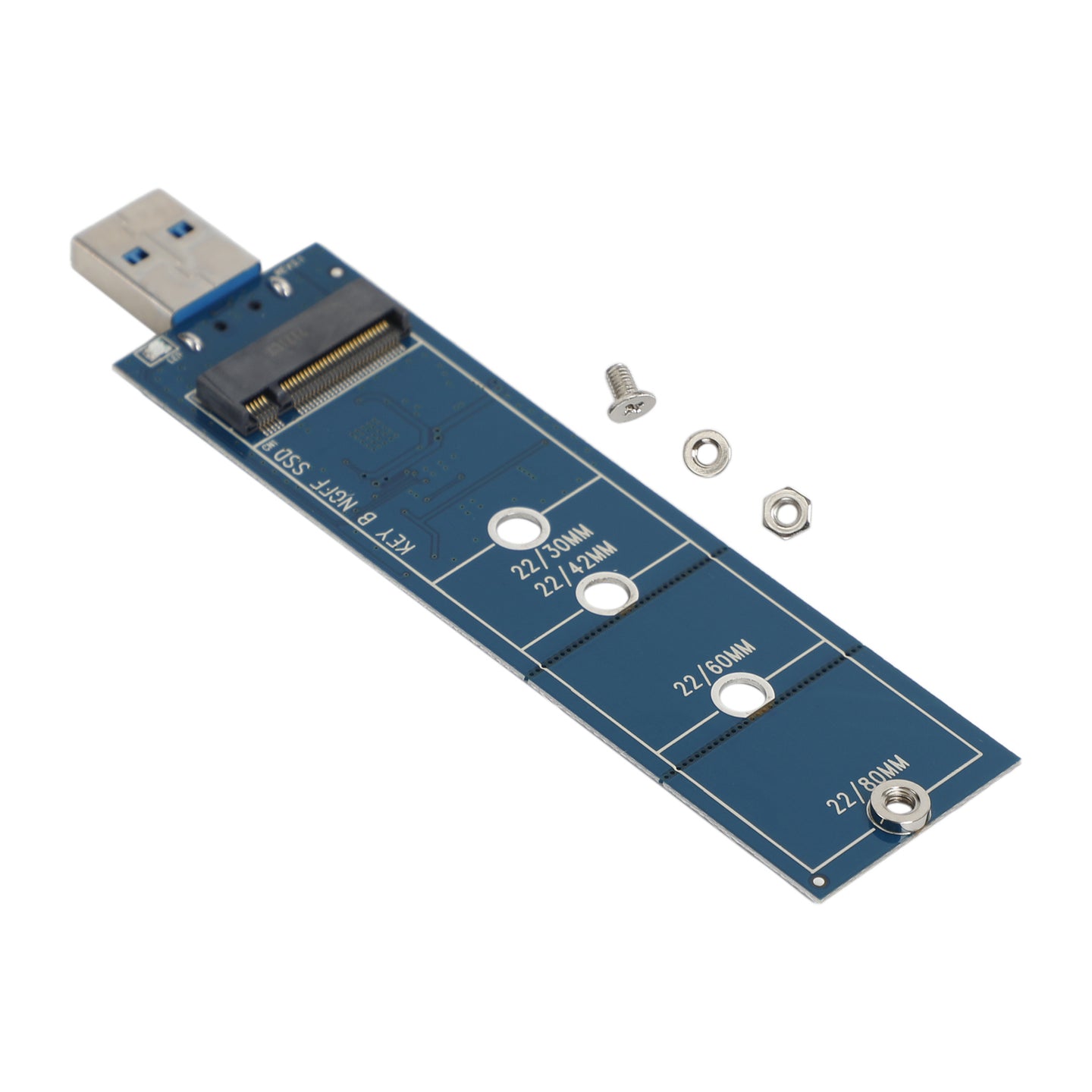 M.2 to USB Adapter SATA Protocol Support 2230 2242 2260 2280 for Windows MAC OS
