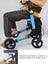 Lightweight Rollator Walker for Seniors ¨C Foldable with Seat & Brakes