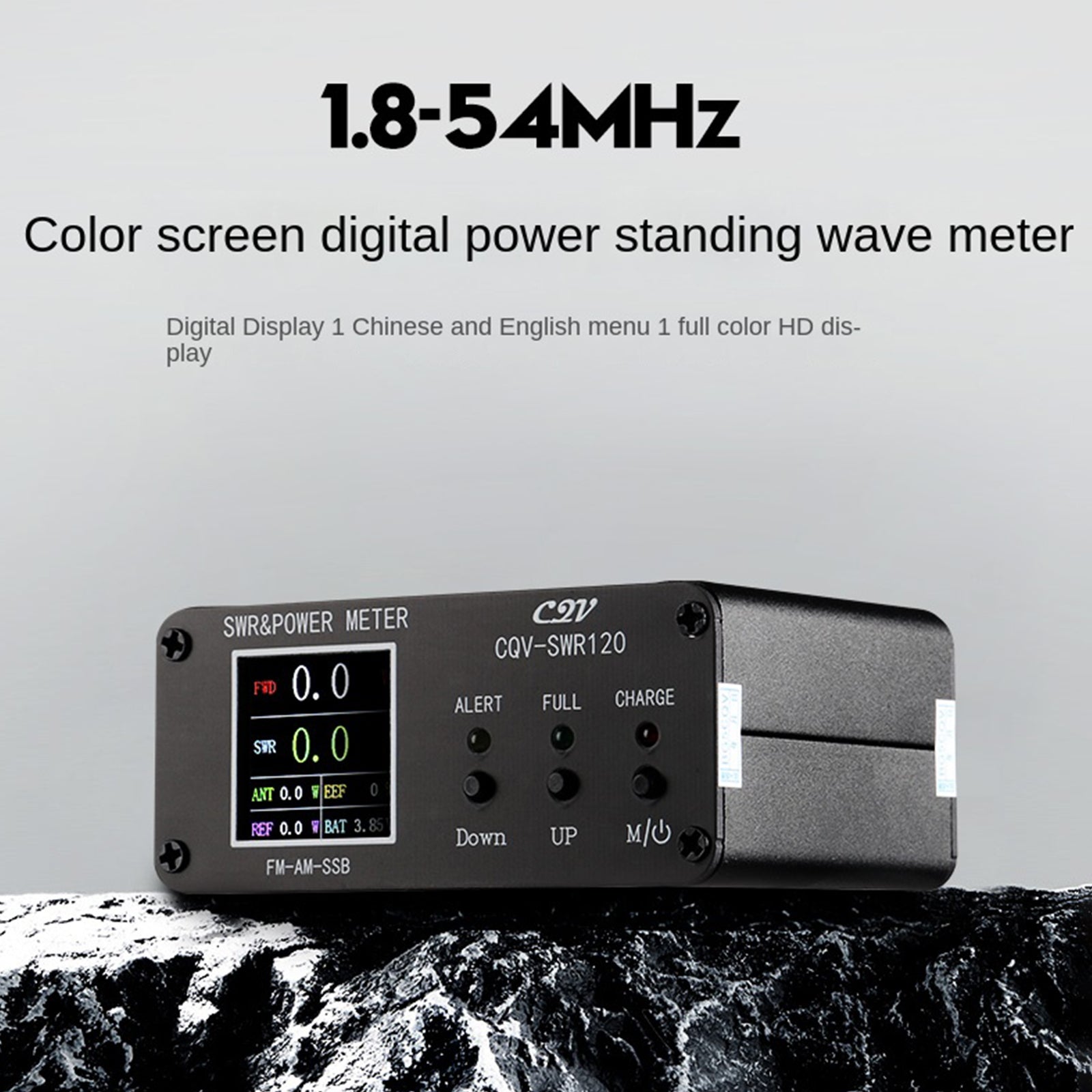 CQV-SWR120 120W Digital Power Wave Table 240*240 Full Color HD display FM/AM/SSB