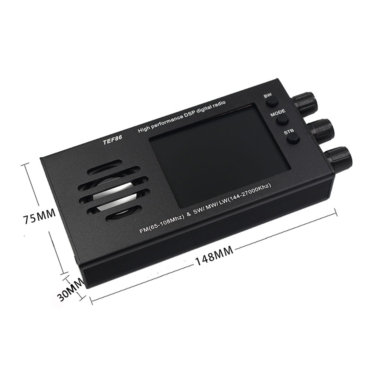 3.2 inch LCD Display TEF6686 High Performance DSP Digital Radio FM/SW/MW/LW