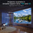 Ultra HD Smart WiFi PTZ Projector Mini Projector Bluetooth 4K Support Home Movie