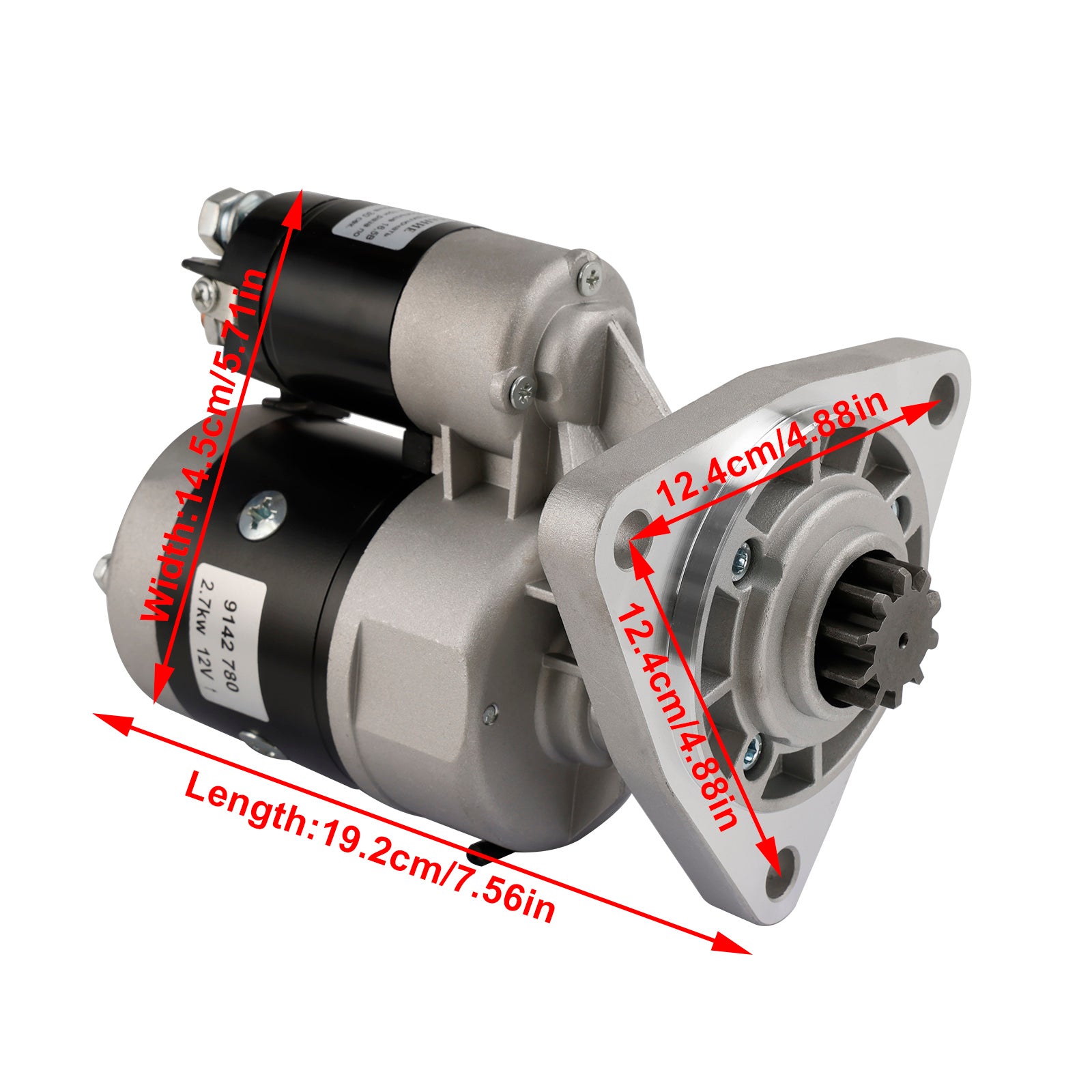 9142780 Starter 12V Fits For Belarus Tractor 250 250AS 300 310 400A 400AN US