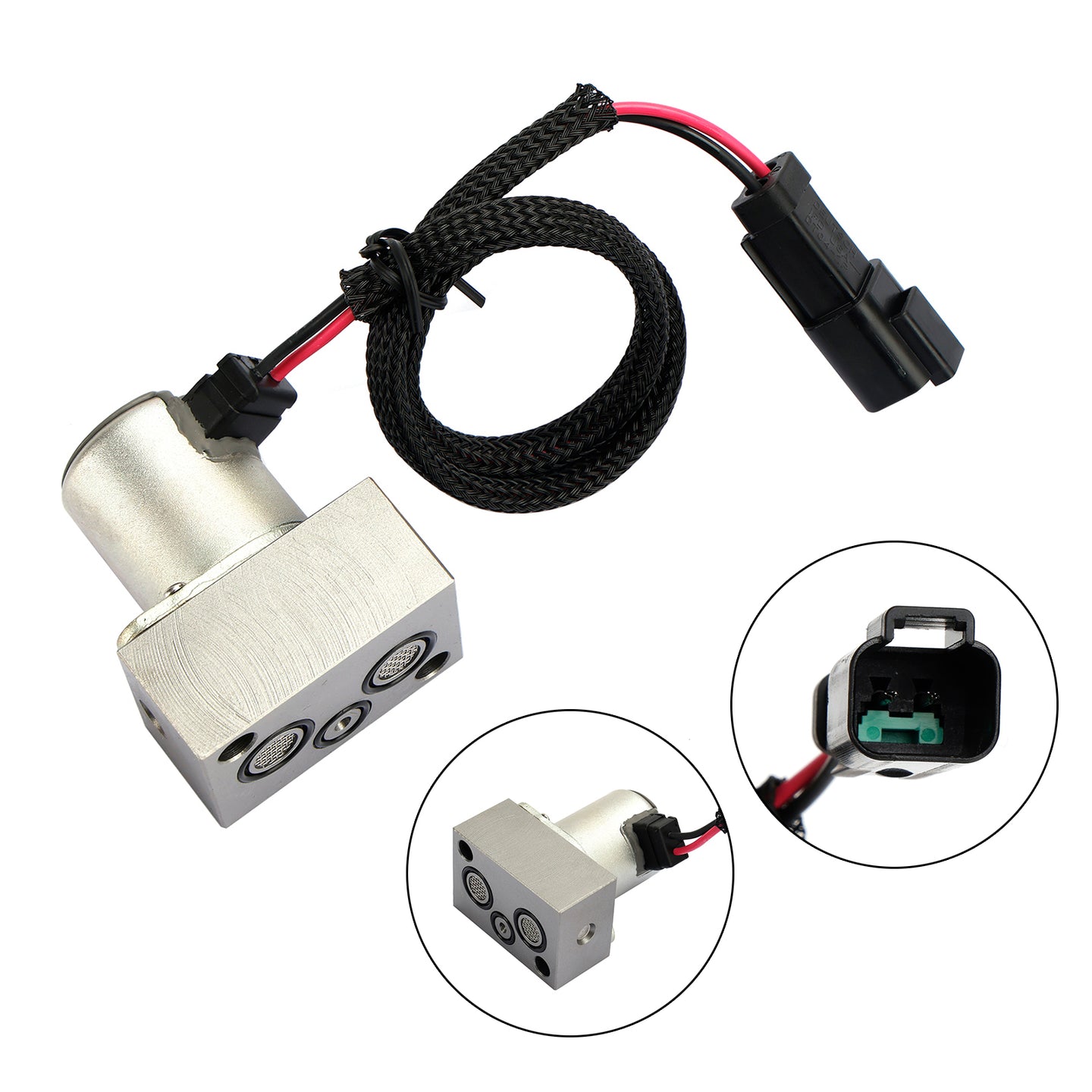 Fits Komatsu Excavator Pc200-7 Pc200-8 702-21-57400 702-21-57500 Solenoid Valve