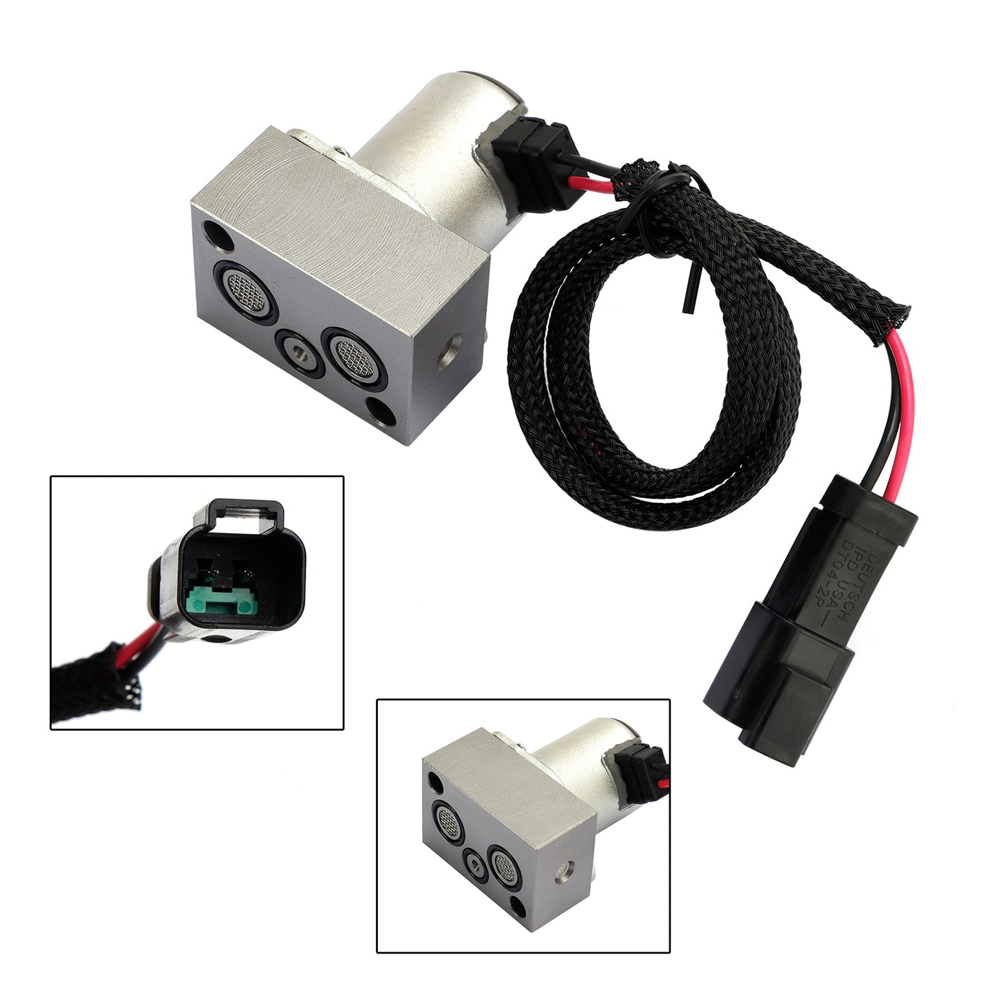 Fits Komatsu Excavator Pc200-7 Pc200-8 702-21-57400 702-21-57500 Solenoid Valve