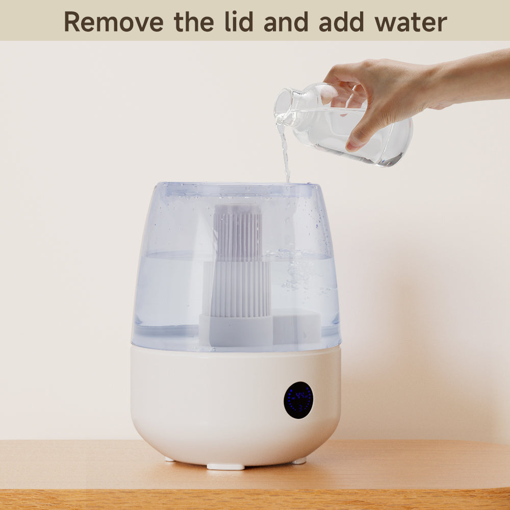 6.8L Cool Mist Humidifier & Diffuser with Remote - Top Fill for Bedroom, Plants & Baby