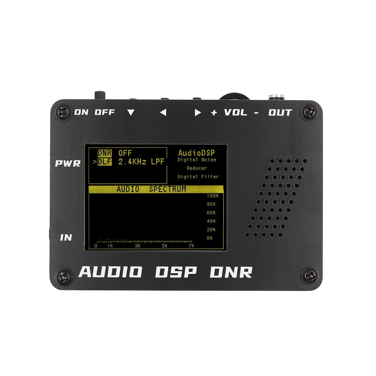 Audio DSP Noise Reducer DNR Digital Filter SSB Ham radio YAESU ICOM + Speaker